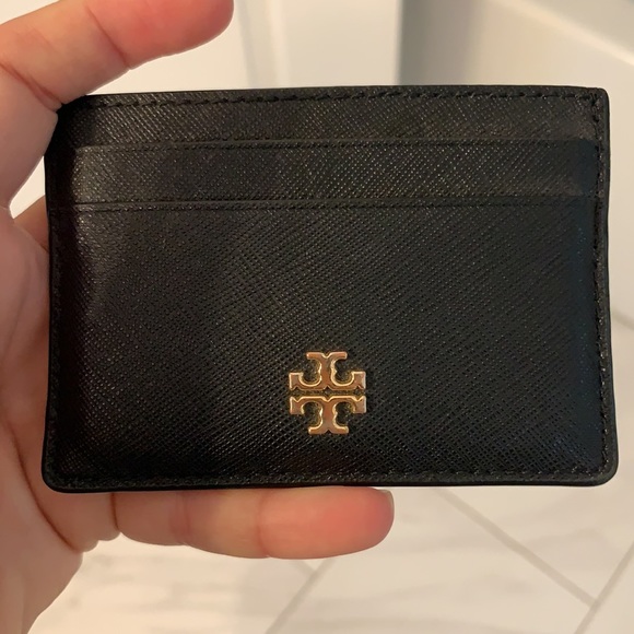 Tory Burch Robinson Leather Card Case - Picture 4 of 4